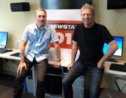 Randy with John Moore at NewsTalk 1010 Toronto