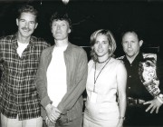 Randy at the Roxy on Sunset in LA with Steve Winwood, during his time as PD at Star 98.7/LA